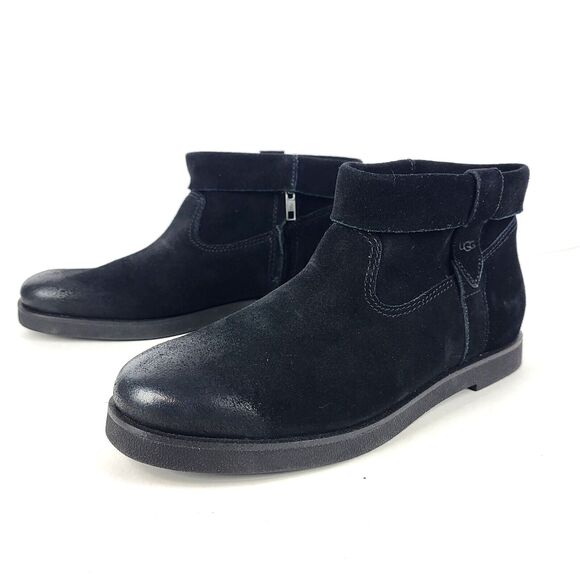 UGG Josefene Cuff Black Women’s Suede Boots size 8 NWOB - Picture 1 of 14